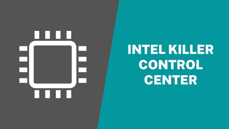 Intel Killer Control Center